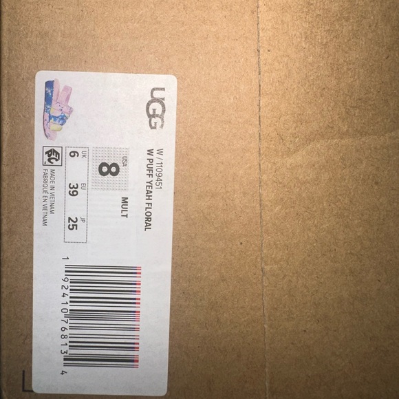 Ugg Puff Yeah Floral Multi Satin Slipper Sandals👙🌺 - Picture 6 of 6